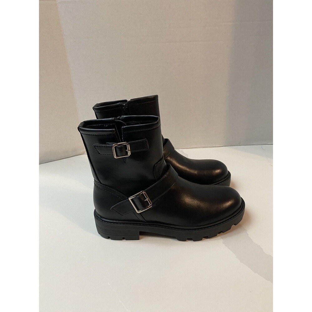 Madden Girl Farlevy Faux Leather Boots Black Size 8.5 M NWOT - Picture 4 of 8